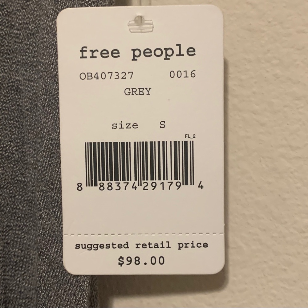 💥SOLD💥 Free People Drape Side Slit Harvest Moon Maxi Dress Grey Small - Picture 7 of 10